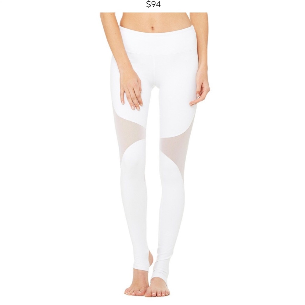 Alo Yoga white extra small Coast Leggings